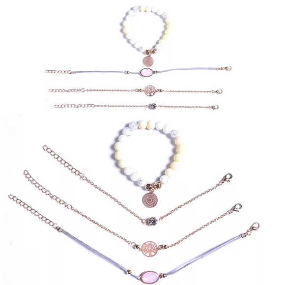 Tree of Life diamond beaded fashion bracelet - Picture 3 of 4